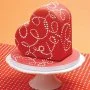 Heart Valentine's Cake by Sugar Sprinkles 