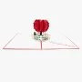 Red Heart Tree 3D Pop up Abra Cards