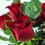 12 Red Roses & Eucalyptus Bouquet