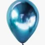  Blue Chrome Latex Balloons