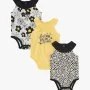 طقم ملابس أطفال 3 قطع بتصميم أزهار - كالفن كلاين جينز 