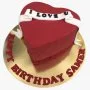 Red Heart Cake by Sweet Cake