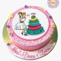 Pink Birthday Cookie Cake