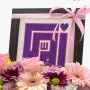 Purple Mom Embroidery Flower Bundle by Khoyoot