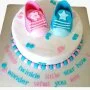 3D Customized Twin Babies Cake by Sugar Sprinkles 1
