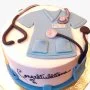The Doctor's Graduation Cake by Sugar Sprinkles
