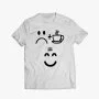 Men's Printed T-shirt with Illustrated Coffee
