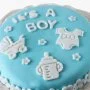3D Customized Baby Boy Cake by Sugar Sprinkles 2