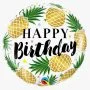 Birthday Foil Balloon With Pineapple Design