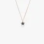Gold-Plated Sterling Silver Five-Pointed Star Necklace With Zircon Stones by NAFEES