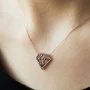 Diamond Shaped Necklace by NAFEES