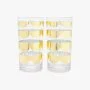 Acrylic Gold Scallop Highball Set by Kate Spade New York