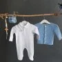 Baby Boy Set with Cardigan By Fofinha