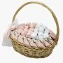 Baby Girl Flower Decorated Chocolate Basket By Le Chocolatier
