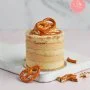 Baby Pretzel Twist Caramel Cake By Sugarmoo