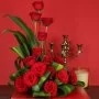 Basket of Red Roses 
