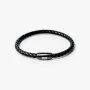 Black 5mm Leather Bracelet by ZUS 