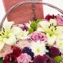 Blooming Flowers with Quran Arrangement (Pink)