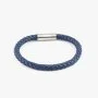 Blue 6mm Leather Bracelet by ZUS 