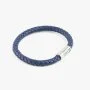 Blue 6mm Leather Bracelet by ZUS 