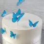 كيك الفراشة الزرقاء اللطيفة من هدايا جوي