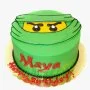 Green Ninja Cake by Sugar Sprinkles 