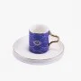 Cappuccino Set - Ikram - Blue & White