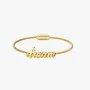 CERRUTI 1881 Stylish "Believe" Gold Plated Bracelet