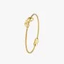 CERRUTI 1881 Stylish Arabic "Love" Gold Plated Bracelet