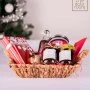 Christmas Hay basket Hamper - Medium By The Date Room