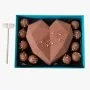 Diamond Chocolate Heart & Truffles Delight by NJD