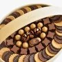 Elegant Leather Chocolate Tray By Victorian 