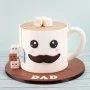 Father's Day Coffee Mug Cake by Cake Social