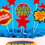 Father's Day Superdad Cake by Cake Social