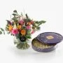 Flower Arrangement & Baklava Big by Almthaq Alarabi Bundle