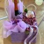 Flowers Chocobox & Non Alcoholic Champagne By Plaisir