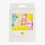 Gold Glitter 'Happy Birthday' Candle by Talking Tables