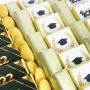 Graduation Chocolate Tray by Eclat - Black & Yellow Theme