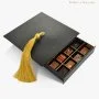 16-pcs Graduation Square Chocolate Cap by Forrey & Galland