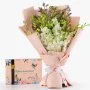 Hand Bouquet and Premium Assorted Chocolate by Bakery & Company Bundle