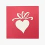 Heart Boxed Present - 3D Pop up Card By Abra Cards