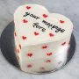 Heart Shape Cute Cake By Joi Gifts
