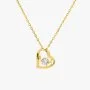  Gold-Plated Heart Beat Necklace