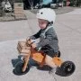 Helmet Matte White (Adjustable) by Kinderfeets