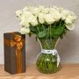 Honey Gift Set by Bateel and Flowers Bundle