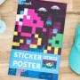 Huge Sticker Poster - Pixel Art 1,600 Stickers by Poppik