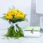 Jeff De Bruges Bundle with Hand Bouquet Flowers
