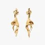 Gold-Plated Modern Earrings
