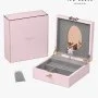 Lacquer Hero Pink jewellery box with musical Ballerina by Ted Baker