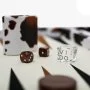 Large Cow Skin Backgammon Set By VIDO Backgammon